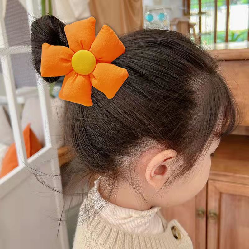 Dây buộc tóc , phụ kiện tạo kiểu tóc hình hoa dễ thương