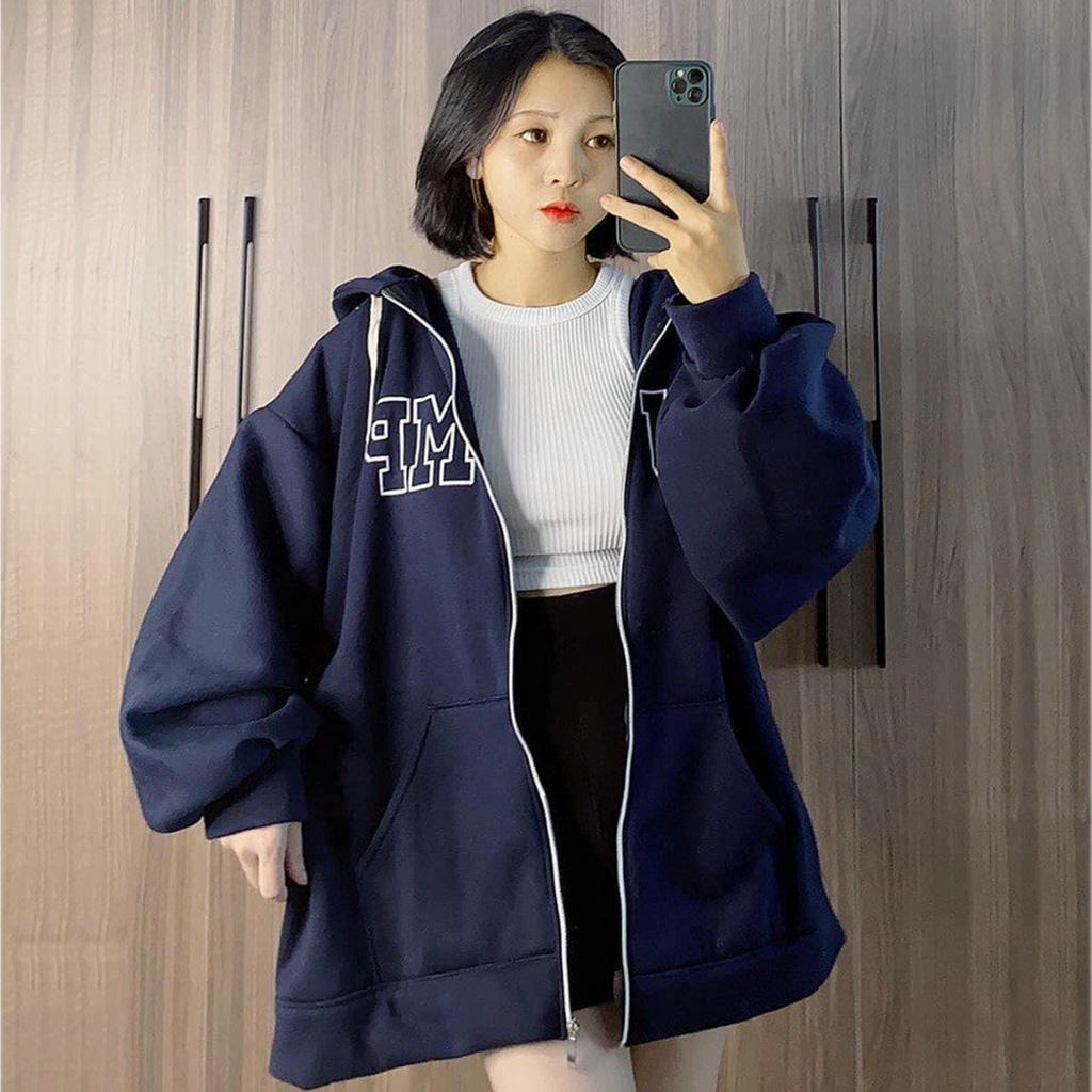 Áo Hoodie Zip Nỉ Ngoại JUMP - Áo khoác nỉ dây kéo nam nữ Unisex