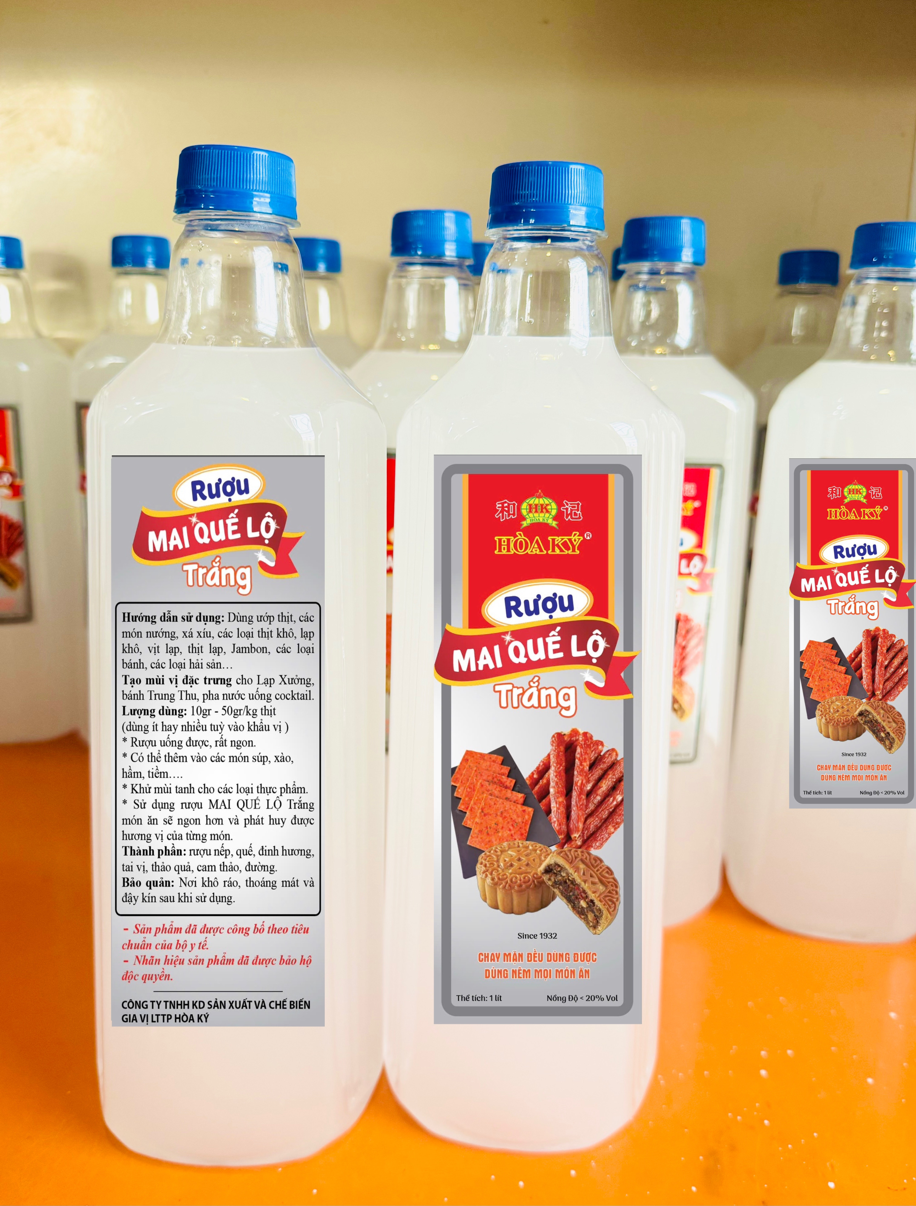 Mai quế lộ trắng Hoà Ký 500ml dùng ướp thịt
