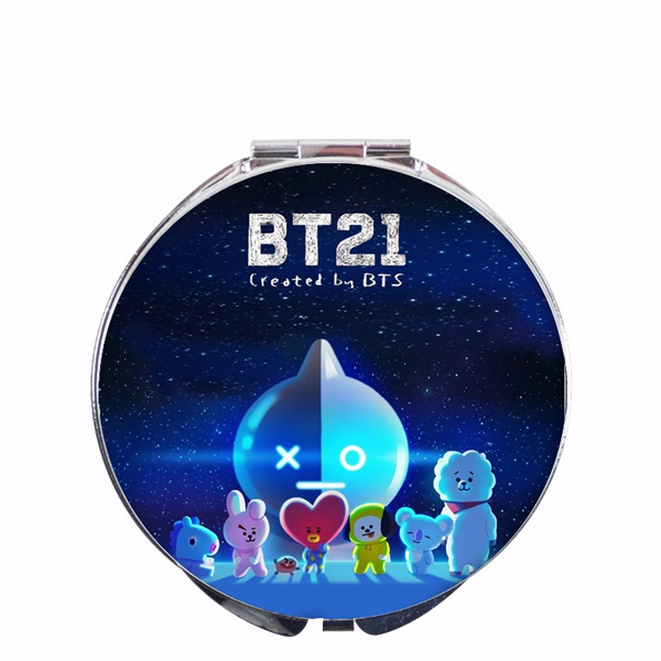 Gương BTS, gương BTS chibi 2 mặt tiện lợi xinh xắn