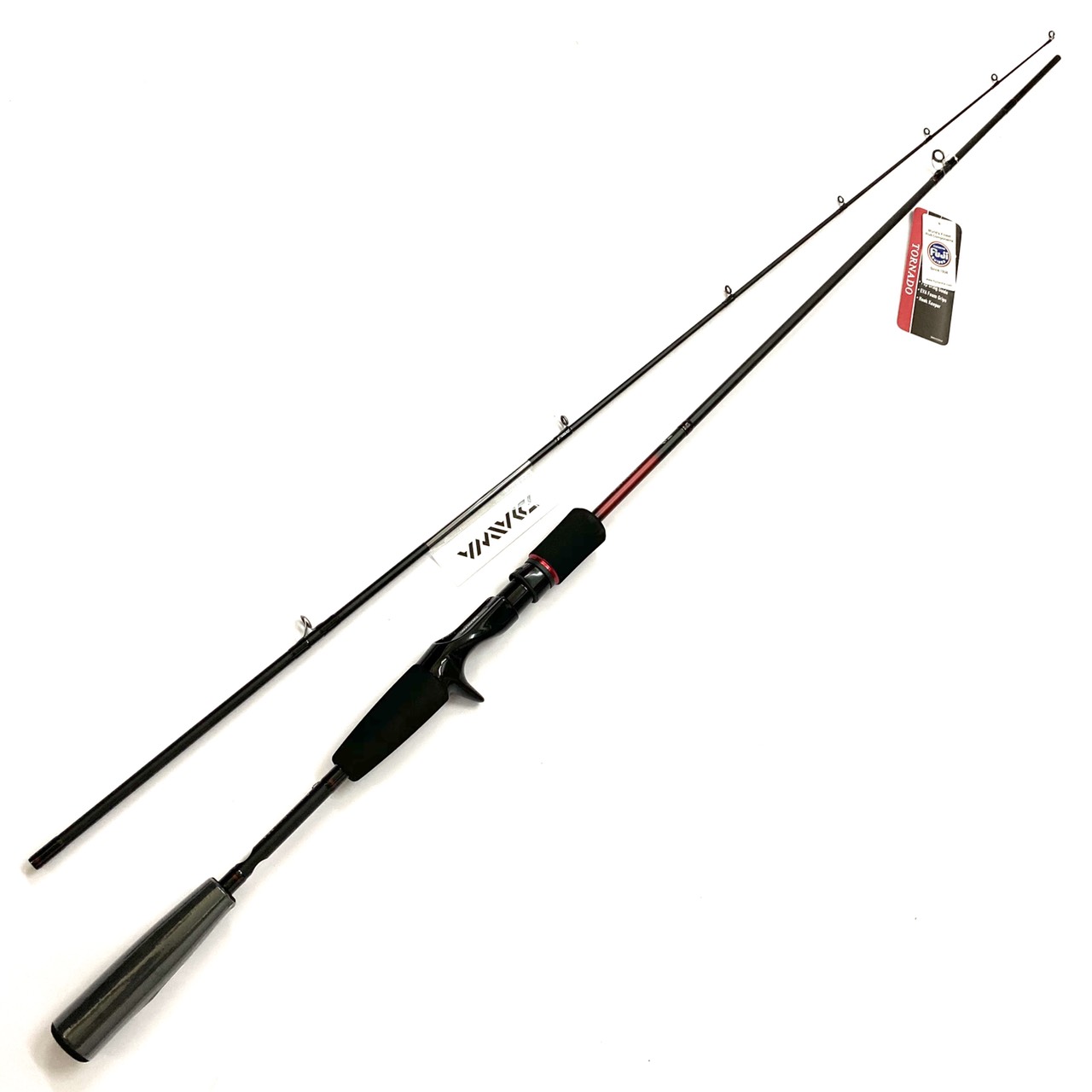 Cần câu cá Daiwa Tornado cần 2 khúc lure máy ngang 1m80, 1m98 khoen Fuji Pat Daiwa