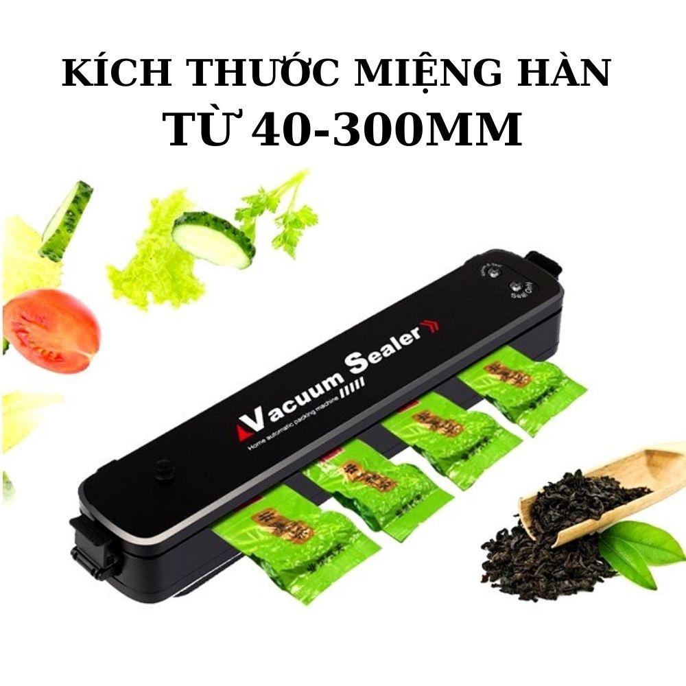 Máy Hút Chân Không Thực Phẩm Không Kén Túi Kèm Hàn Miệng Túi Vacuum Sealer Mẹ Gạo( TẶNG 10 túi hút )