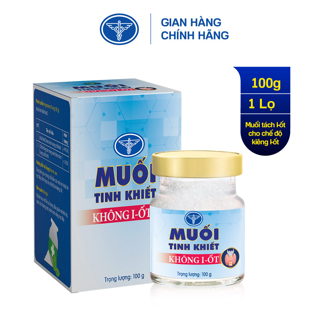 Combo 03 lọ muối tinh khiết không I-ốt