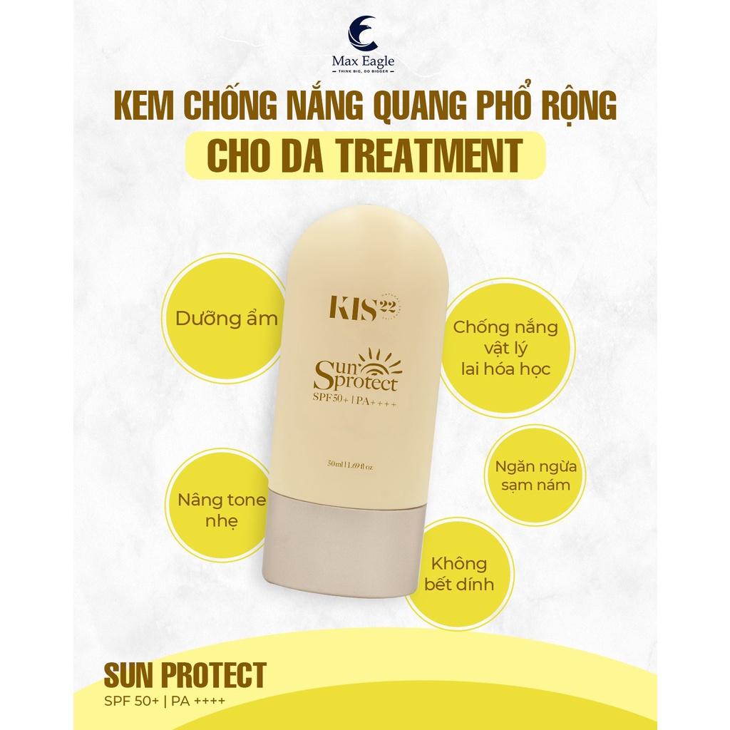 Kem Chống Nắng KIS 22 Sun Protect - Chống tia UV SPF 50+ PA ++++ Hàng Chính Hãng KIS22