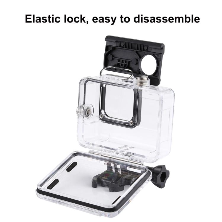 Waterproof Housing Protective Case Black 45m with Buckle Basic Mount &amp; Screw  for GoPro HERO9