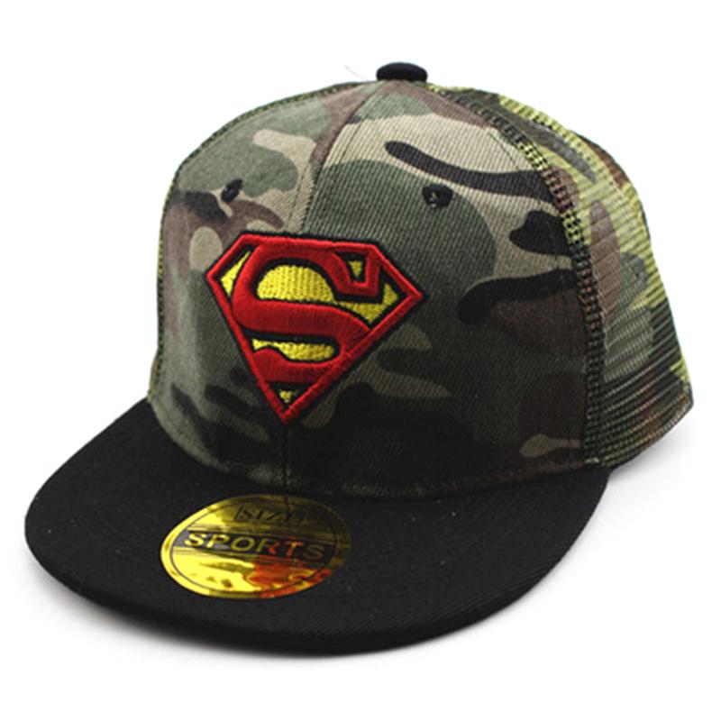 Mũ lưỡi trai thêu hình Spiderman phong cách Hiphop cho bé