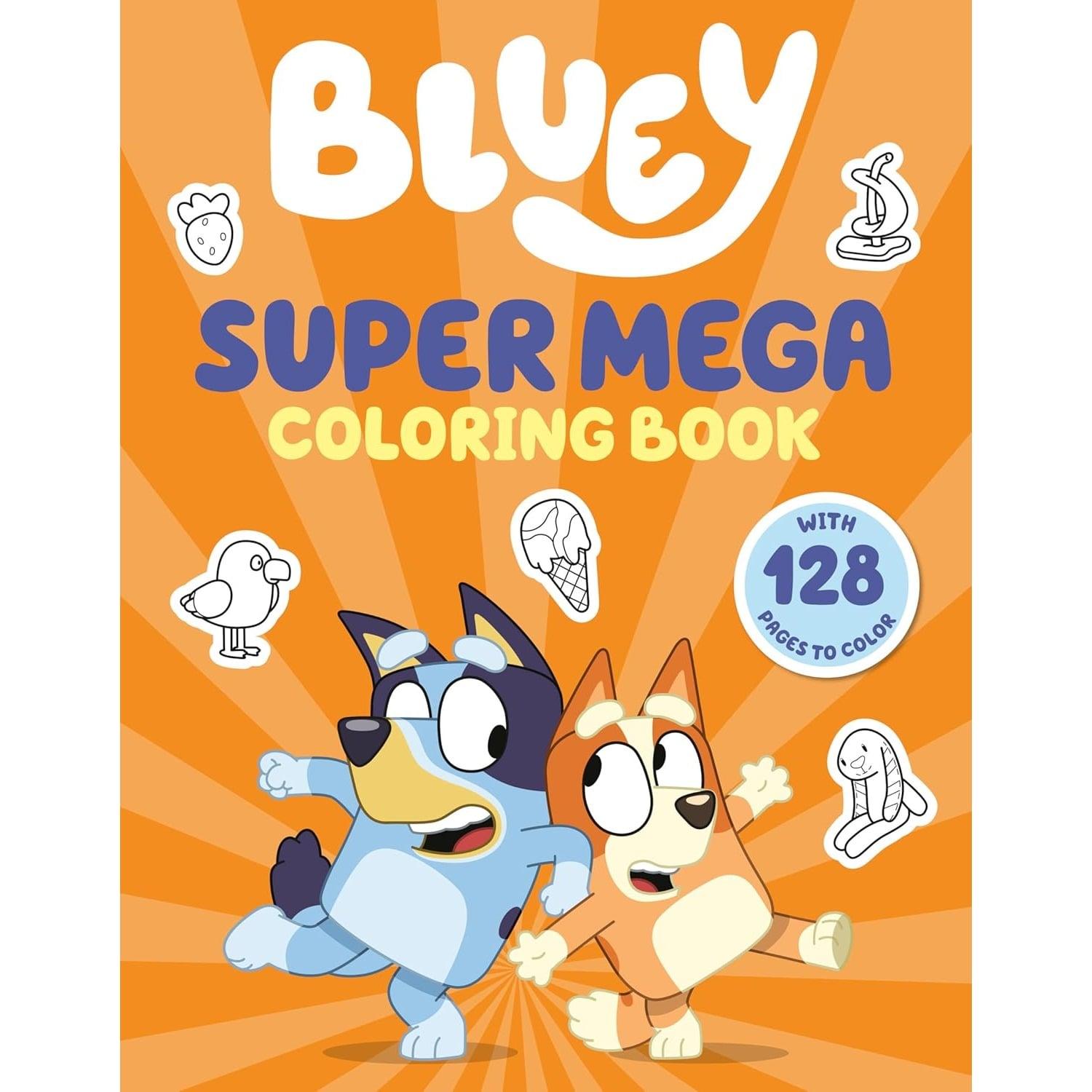 Sách Bluey: Super Mega Coloring