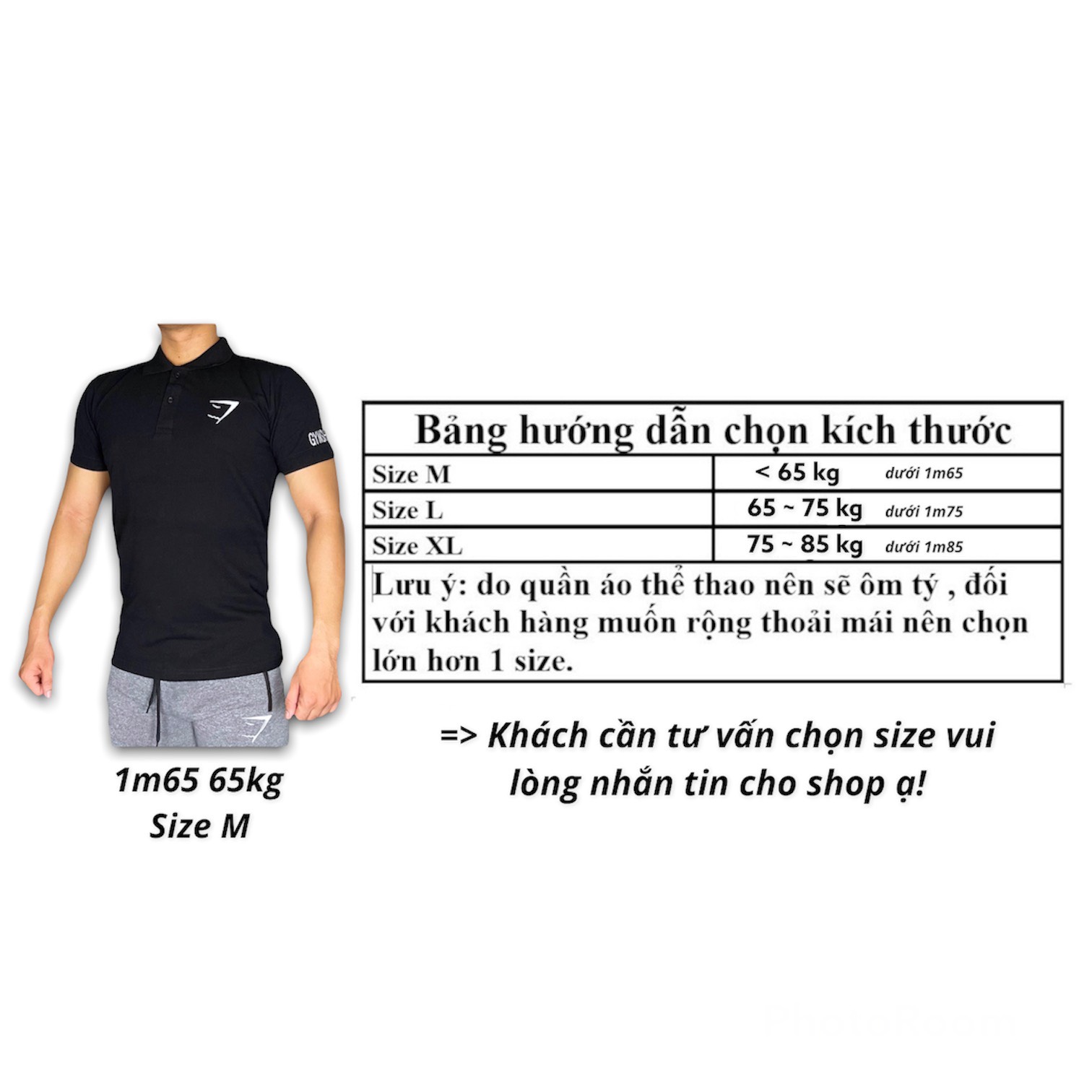 Hình ảnh Áo polo nam tập gym DO GYM SHOP áo có cổ thể thao, logo thêu, chất thun thoáng mát