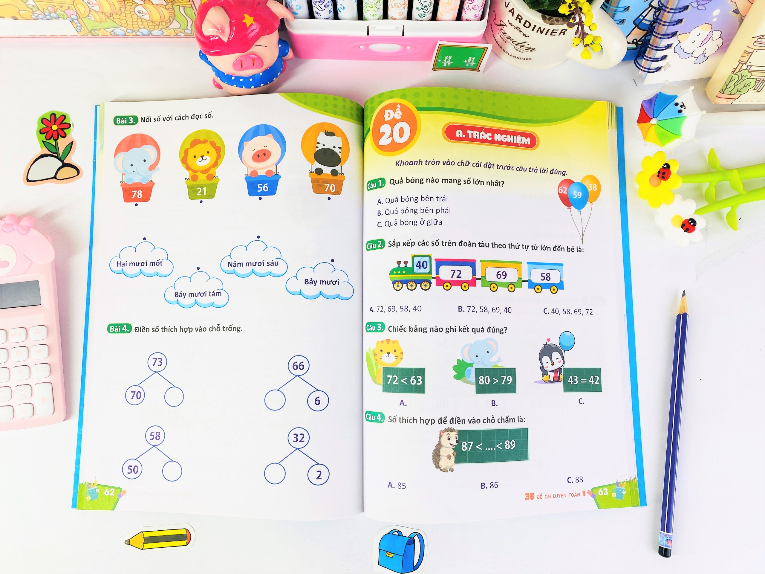 Sách - 36 Đề Ôn Luyện Toán 1 - Biên soạn theo chương trình giáo dục phổ thông mới - ndbooks