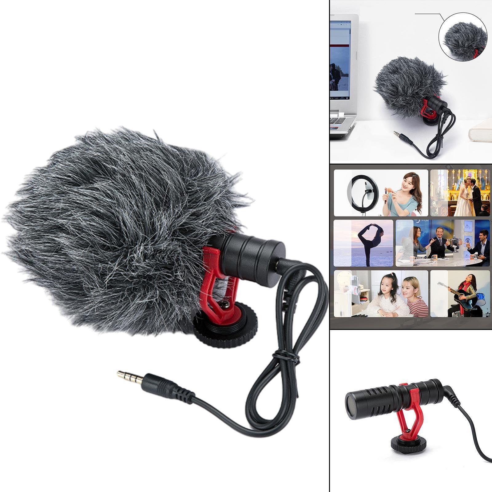 USB Condenser Microphone for PC Laptop Desktop Game Studio Recording 3.5mm