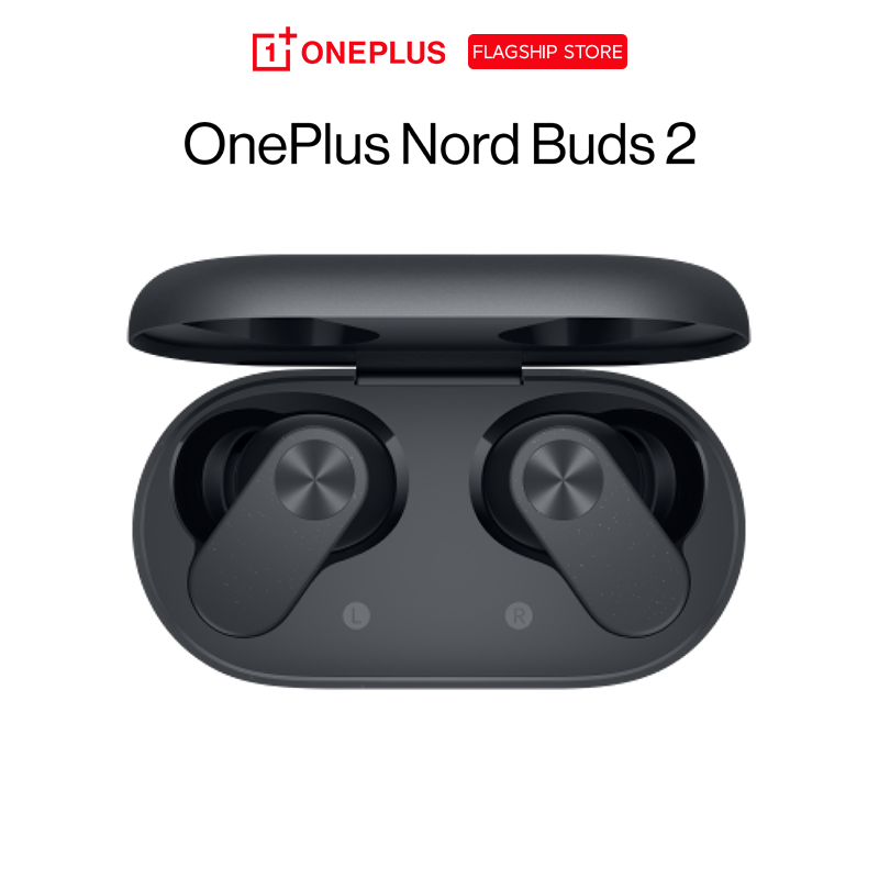 Tai nghe OnePlus Nord Buds 2 | Độ trễ thấp 94ms | Chống ồn chủ động ANC | Bluetooth 5.2 - Hàng Chính Hãng