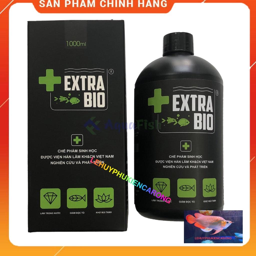 Vi Sinh Extra Bio 1000ml, Vi Vinh Bể Cá, Hồ Cá Giúp Làm Trong Nước, Khử Mùi Tanh Hôi, Giảm Độc Tố, Ngăn Ngừa Rêu Hại