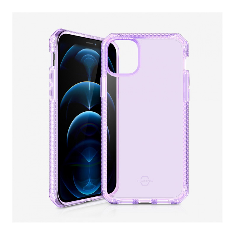 Ốp Lưng Chống Sốc Quân Sự, Kháng Khuẩn iPhone 12/12 Pro/12 Pro Max ITSKINS Spectrum // Clear Antimicrobial - Hàng Chính Hãng