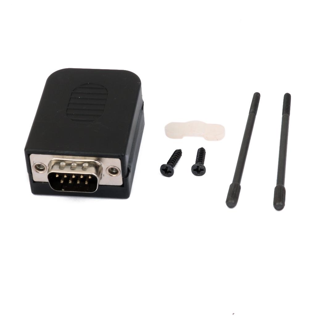 DB9 Teeth Type Connector 9 Pin Male Adapter RS232-Terminal Module