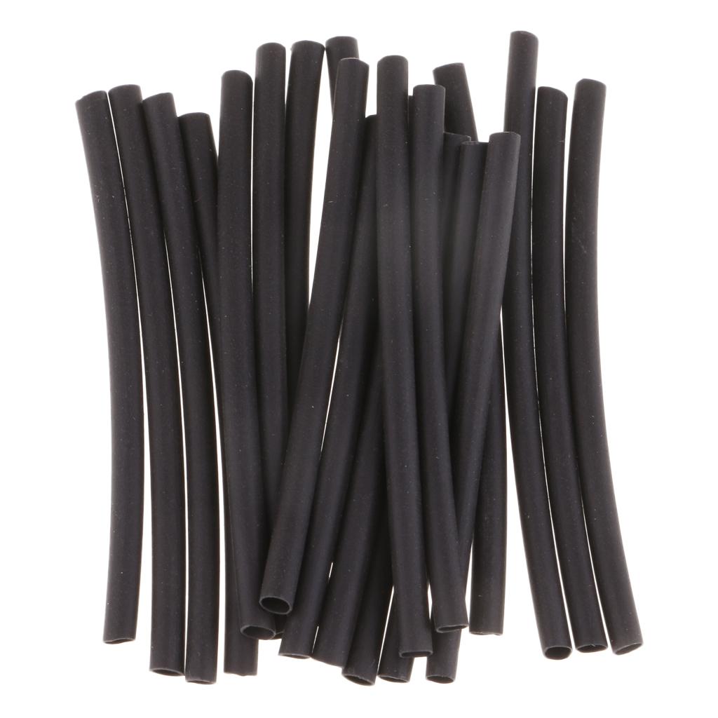 20pcs Heat Shrink Tube, Ronnie Rigs Sleeves, Carp Rig Making Tubing Black