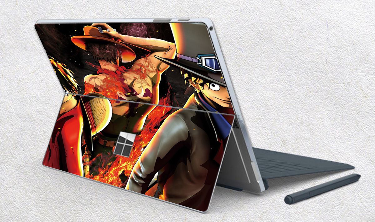 Skin dán hình One Piece x22 cho Surface Go, Pro 2, Pro 3, Pro 4, Pro 5, Pro 6, Pro 7, Pro X