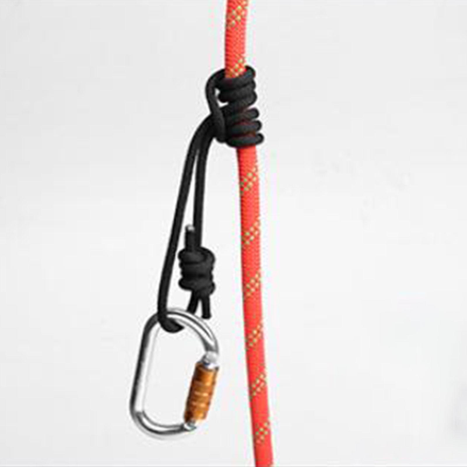 6mm Prusik Cord 120cm Length Knot Rope Braided Lanyard for Climbing Arborist