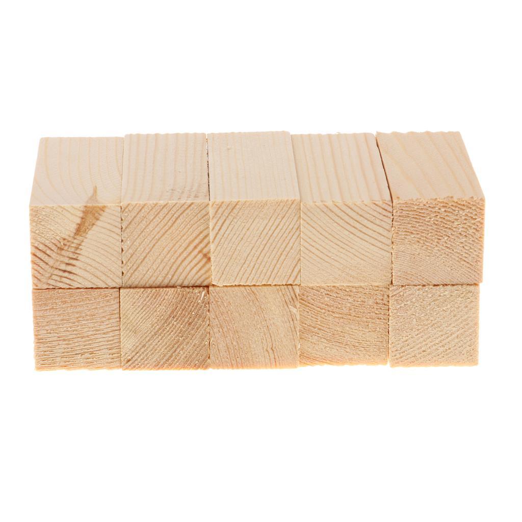 20Pcs Balsa Wood Blocks DIY Modelling Craft Pine Wood Woodworking Crafts