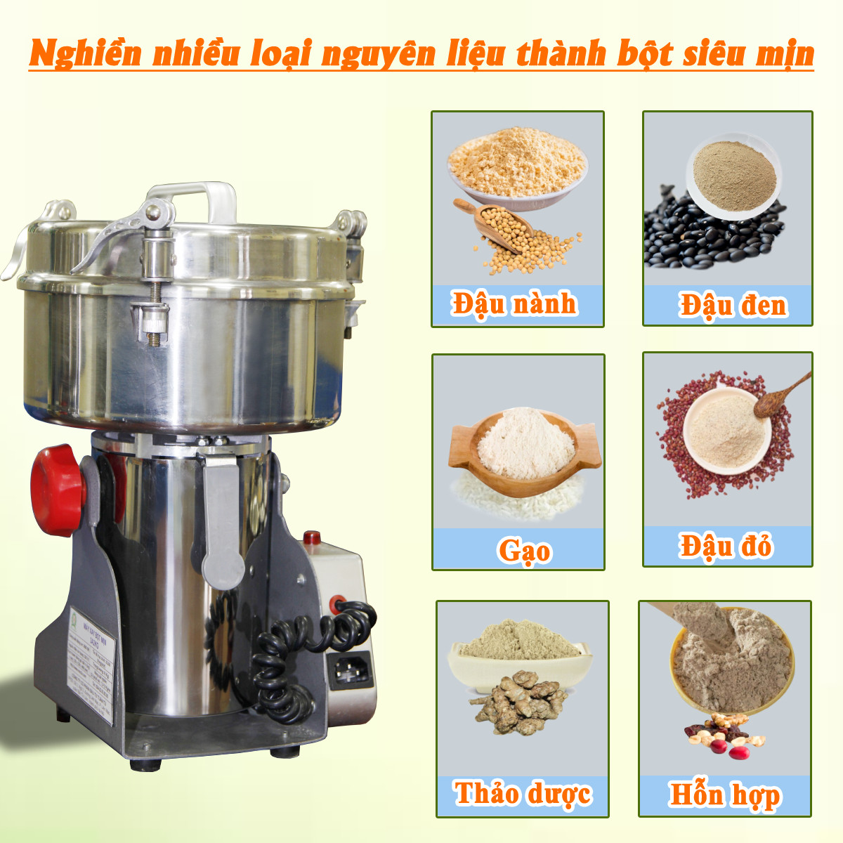 Máy nghiền bột  siêu mịn 2kg