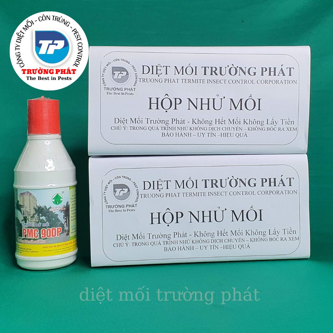 Combo DIỆT MỐI tại nhà hiệu quả ( 1 lọ thuốc diệt mối PMC + 2 hộp nhử mối )