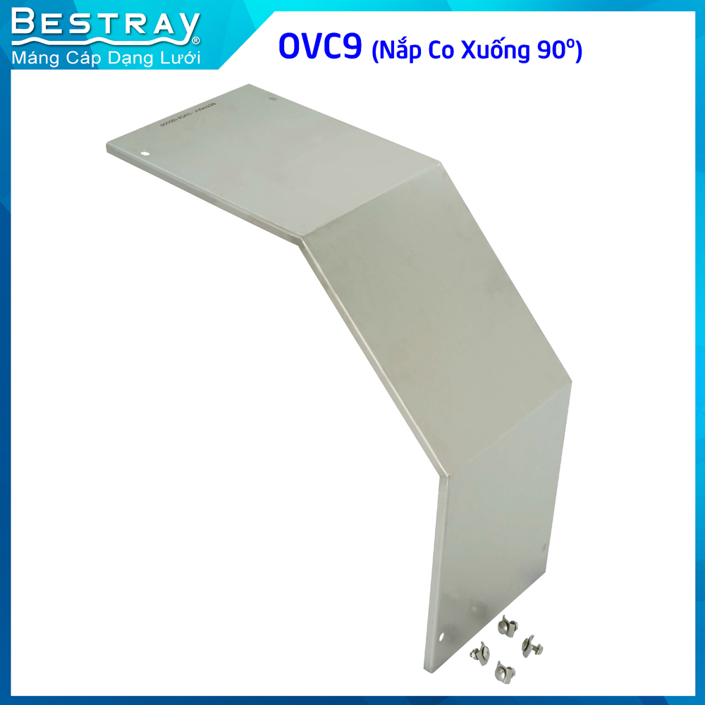 Nắp Co Xuống 90 Độ | Máng Lưới Bestray| Mã SP OVC9