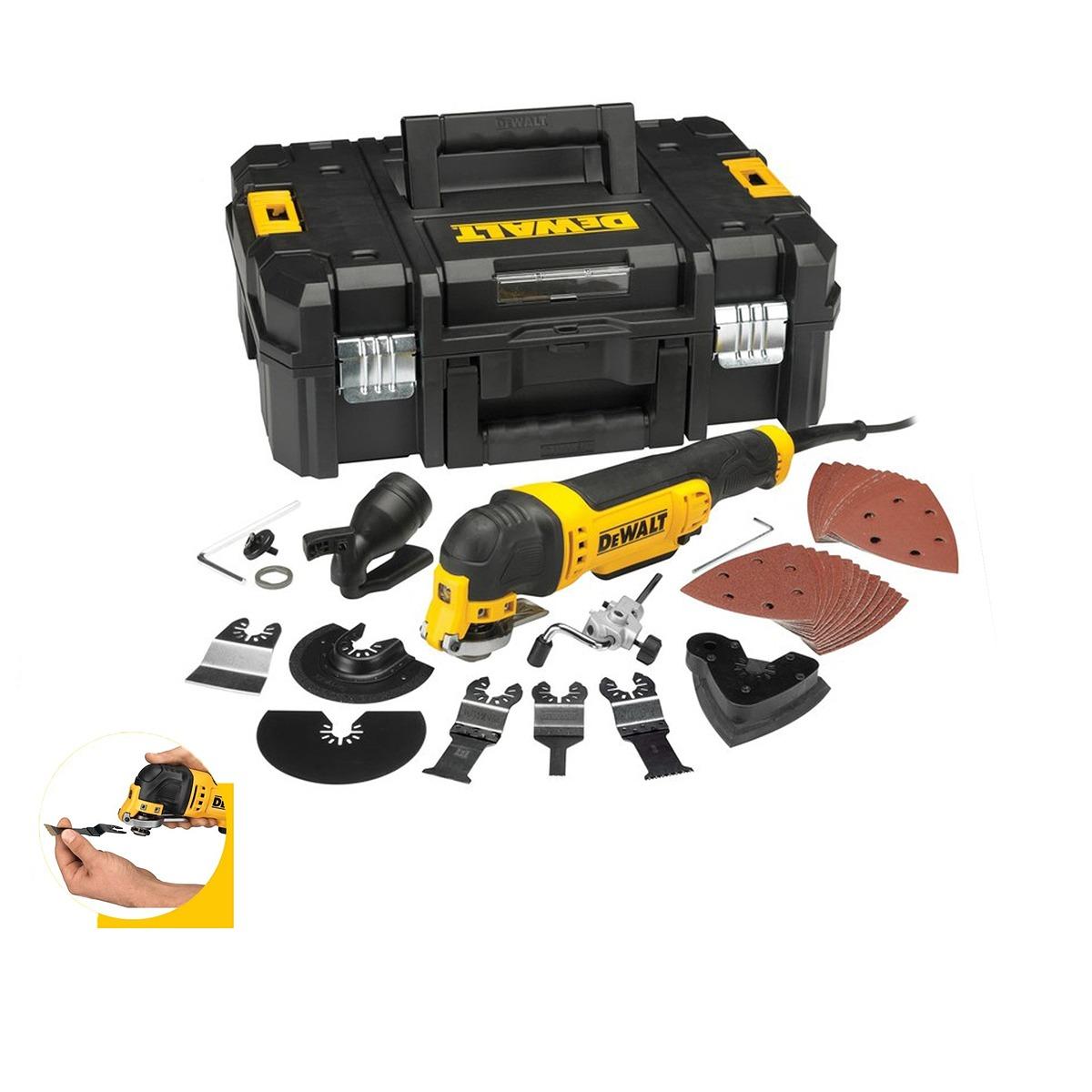 MÁY CẮT RUNG ĐA NĂNG 300W DEWALT DWE315K-B1- HÀNG CHÍNH HÃNG