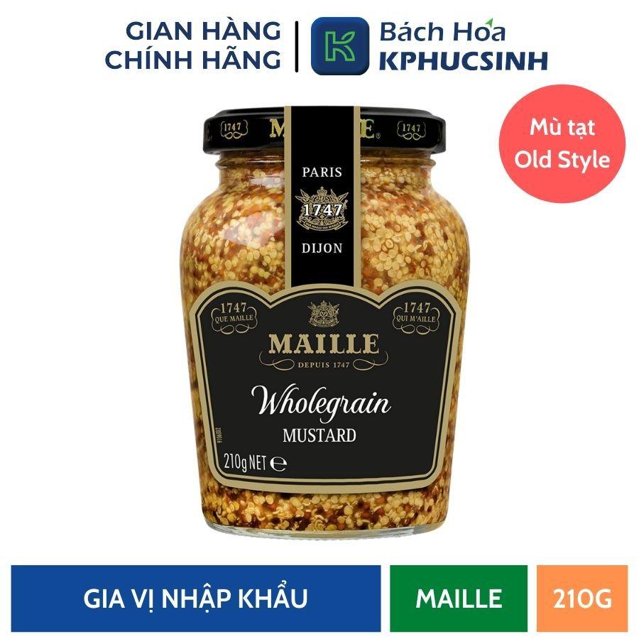 Mù tạt Old Style hiệu Maille 210g
