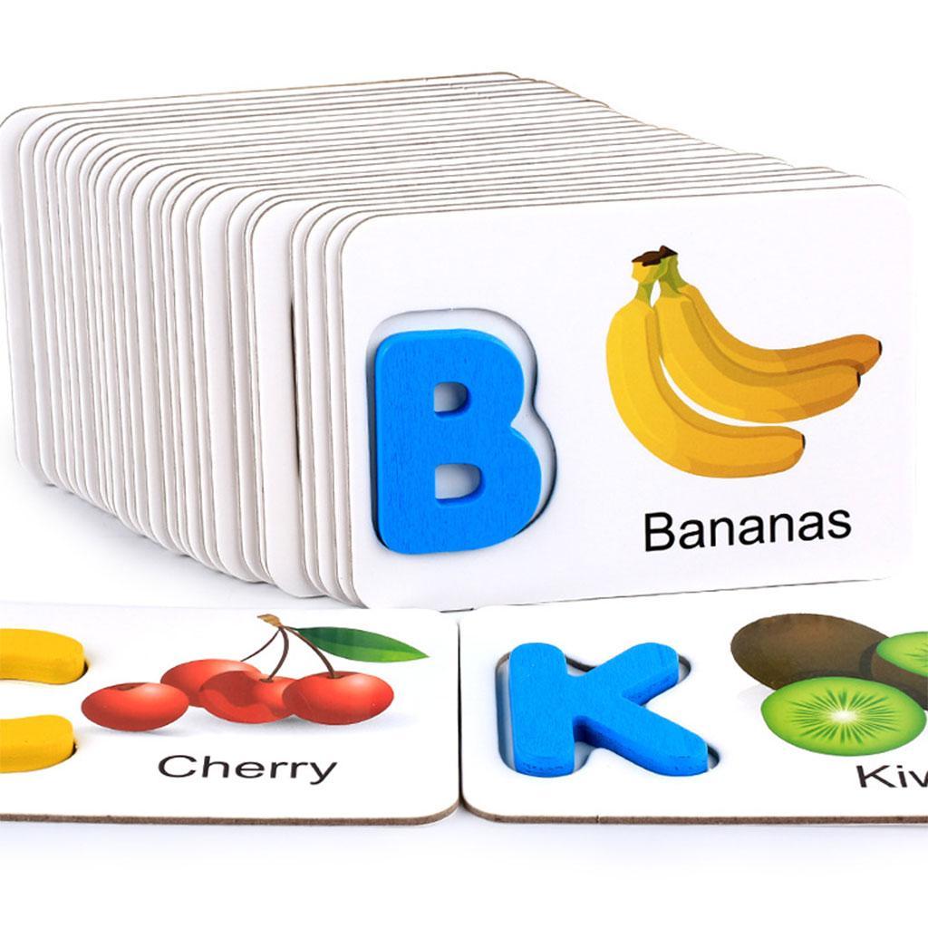 Matching Letter Game Early Educational Toy for Children Birthday Gifts