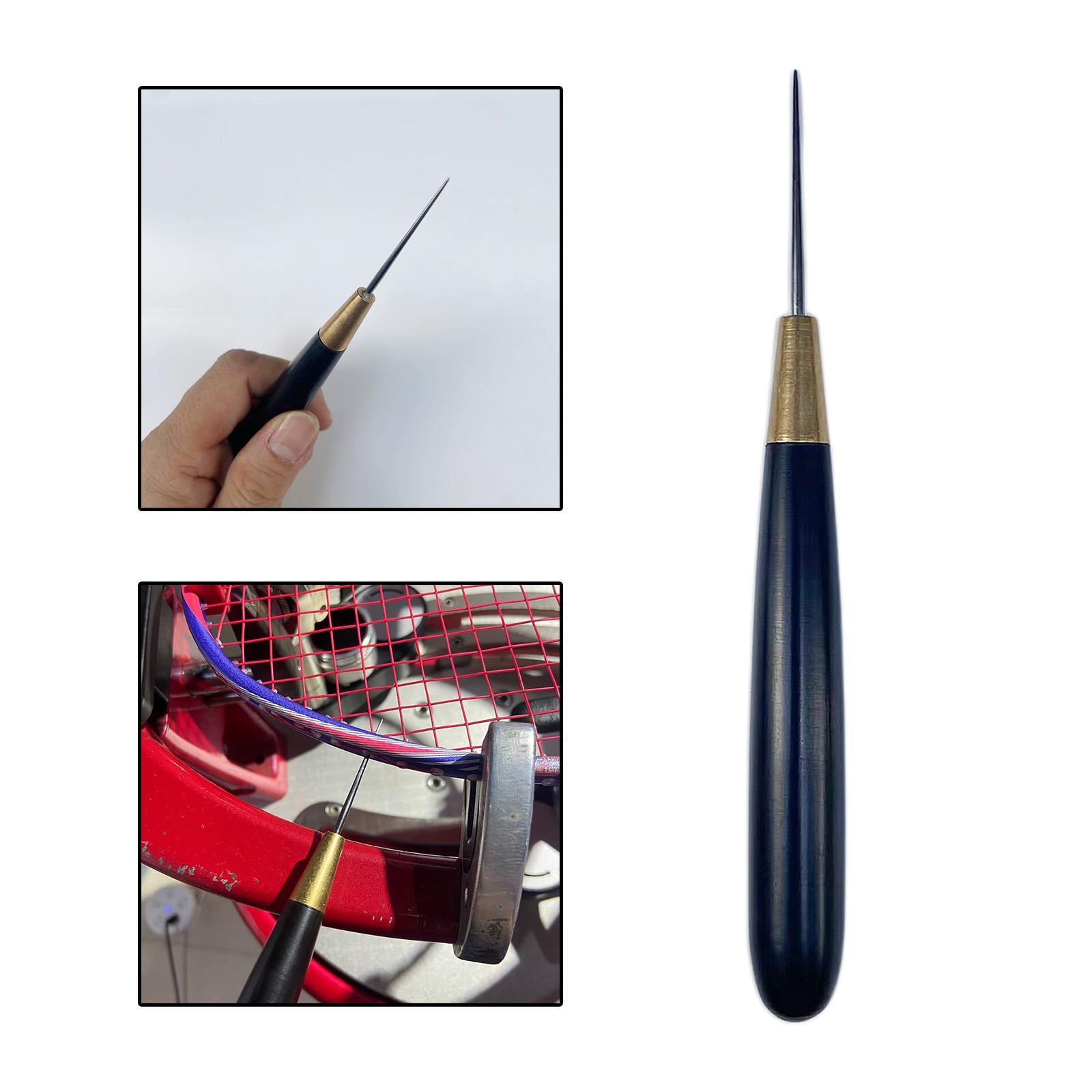 Racquet Stringing Straight Awl Metal Badminton Tennis Racket Stringing Tools