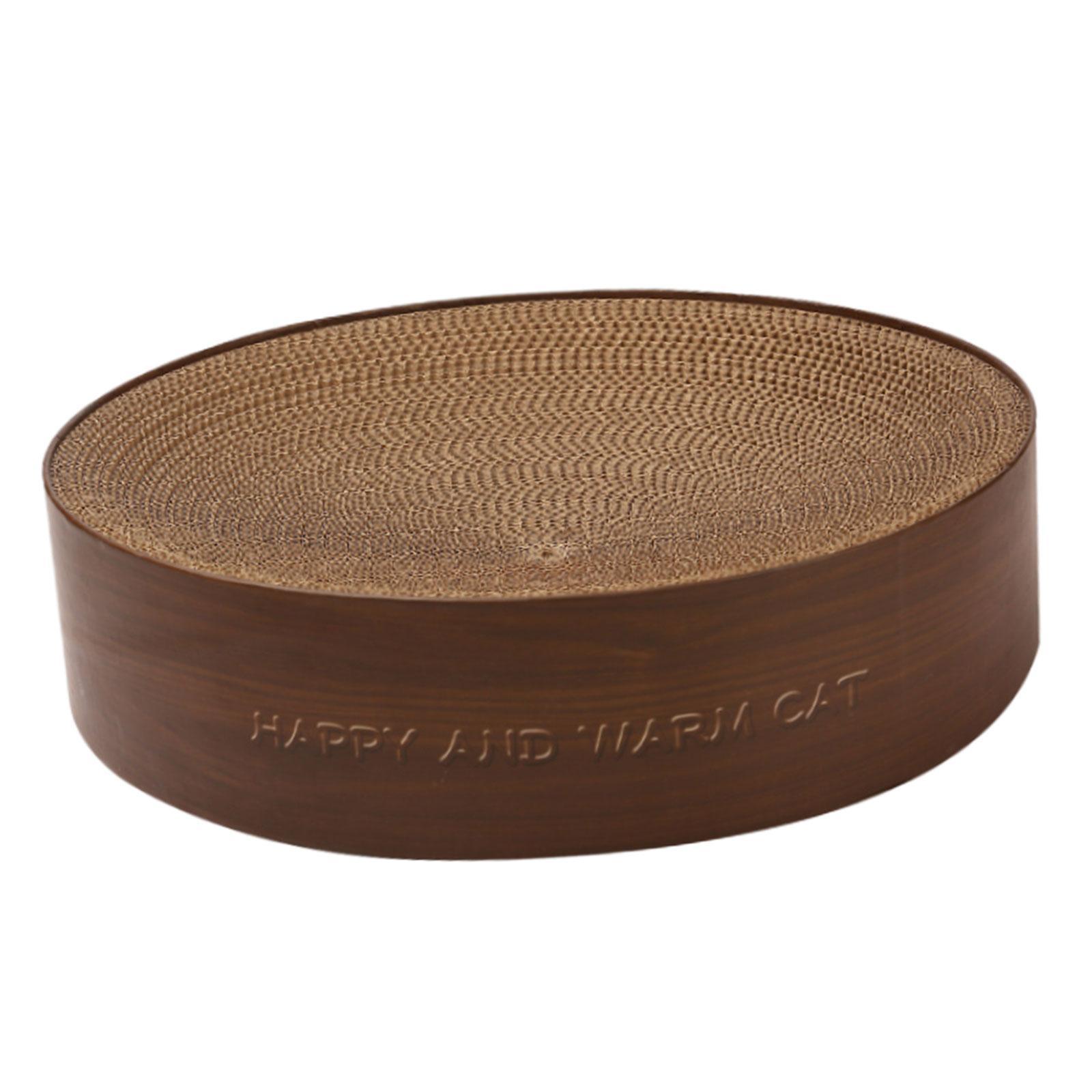 Cardboard Cat Scratcher Bed Scratch Pad Nest Corrugated Scratching Board, Training Toy for Furniture Protection