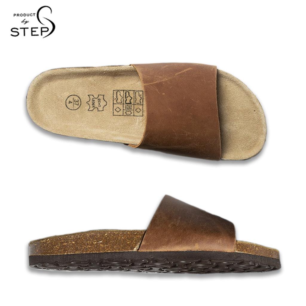 Dép đế trấu Unisex Da Quai bản ngang (Size 35-45