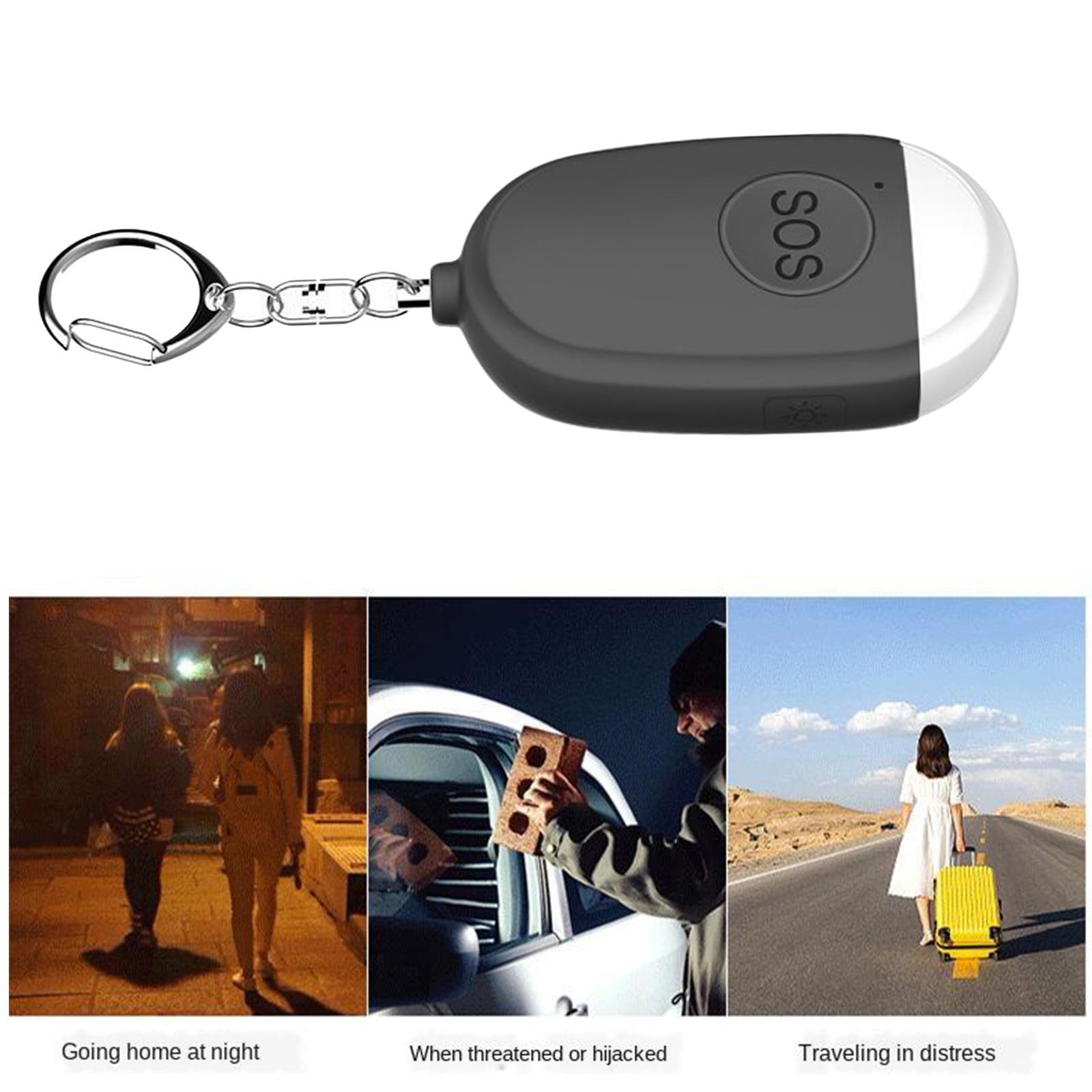 3X Mini 130DB Personal Alarm Security Alert Charging for Women Elderly Kids