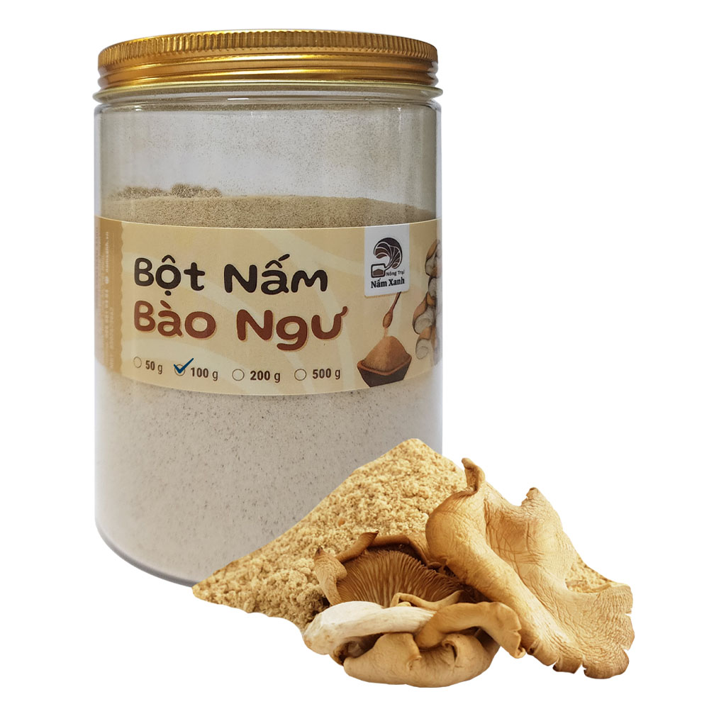 Bột Nấm Bào Ngư - Ngọt Thanh Tự Nhiên - Nông Trại Nấm Xanh