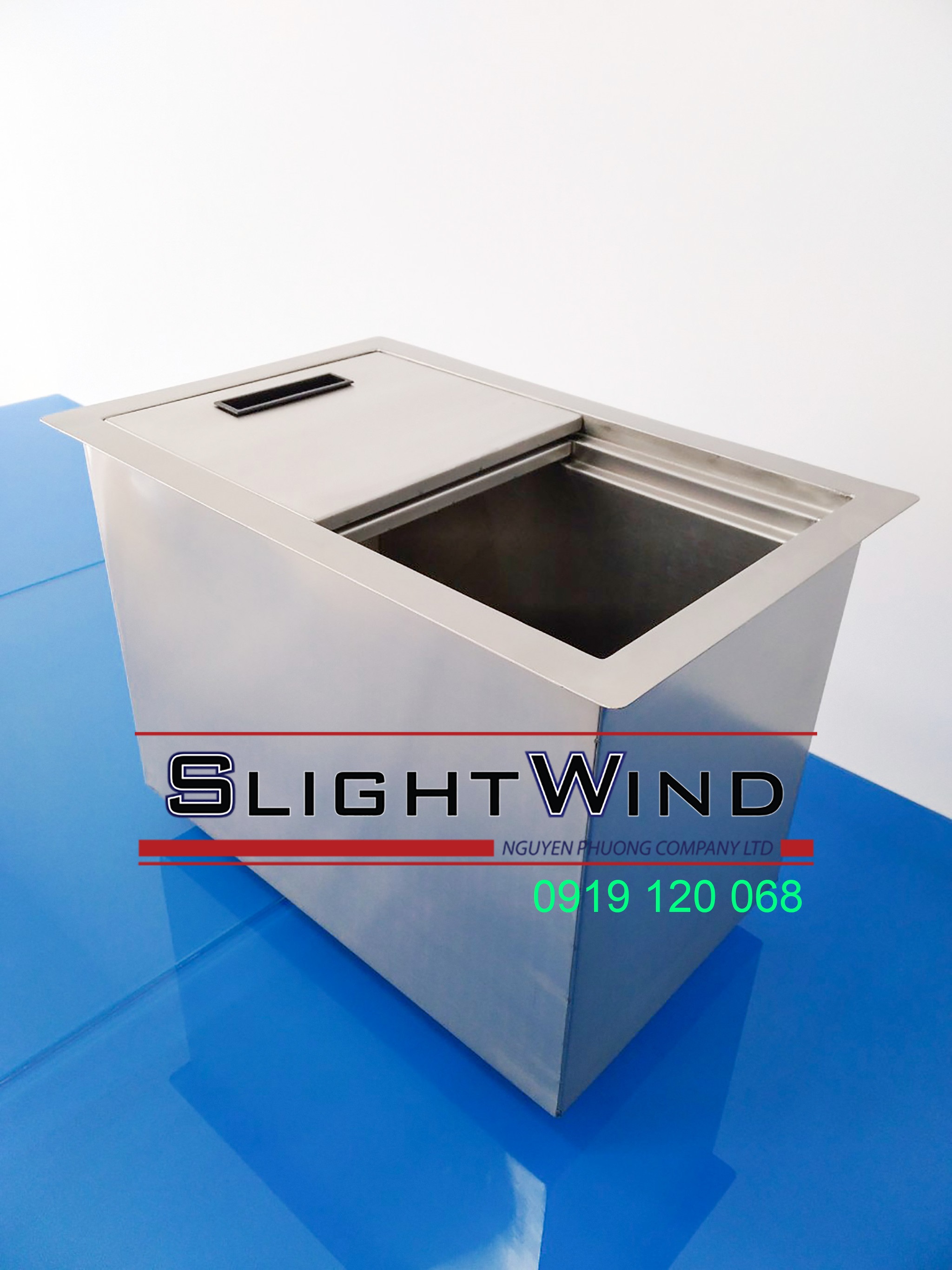 Thùng đá âm quầy Slightwind 2 lớp