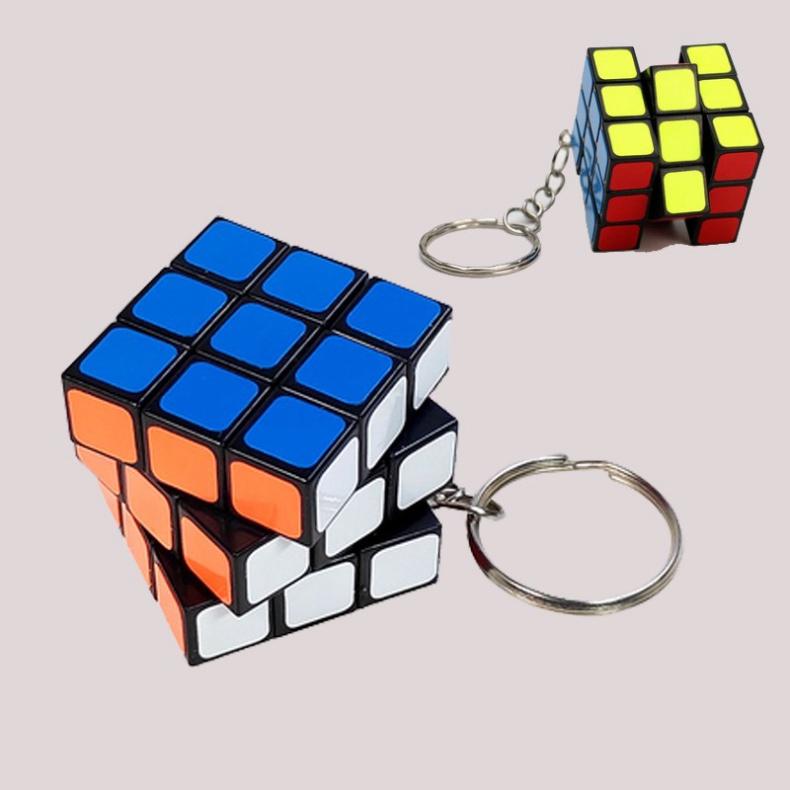 Móc chìa khóa gắn đồ chơi khối rubik 3x3 CHENGMEI