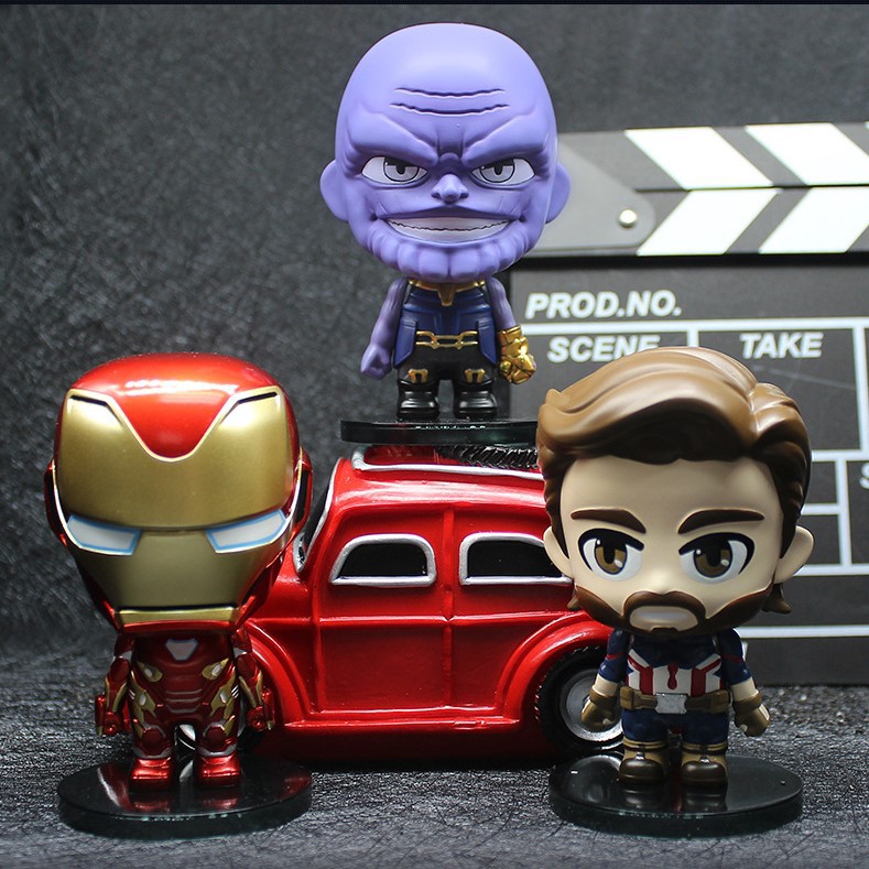 [6 Nhân Vật ] Bộ mô hình đồ chơi 6 nhân vật siêu anh hùng Avengers CosBaby Siêu Đẹp , mô hình trang trí nhựa - hàng nhập khẩu