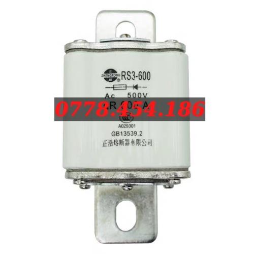 Cầu chì Zhengrong RS3-600 aR 450A 500A 550A 600A 500V-120KA