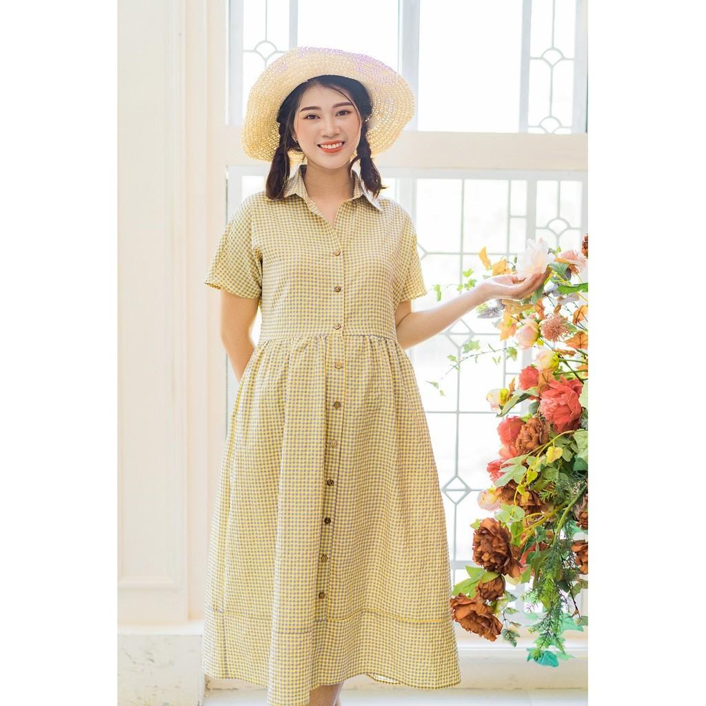 ĐẦM BẦU THIẾT KẾ DÁNG CỔ ĐỨC