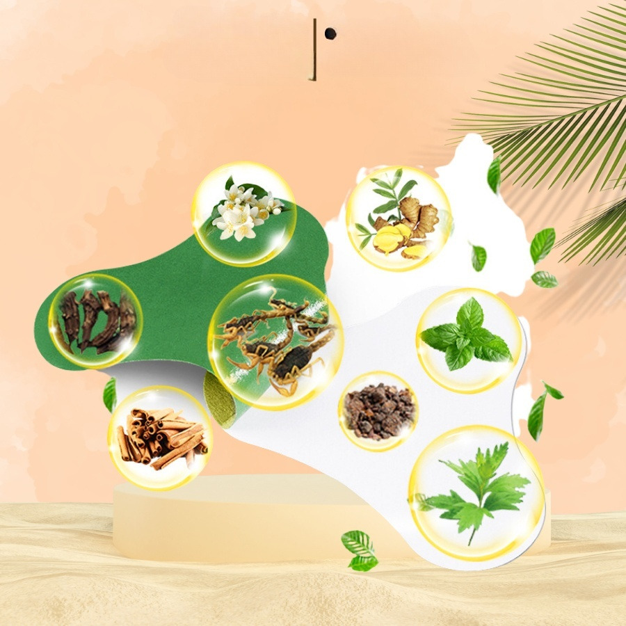 Hộp 12 Miếng Cao Dán Ngải Cứu Xương Khớp Giảm Đau Mỏi Khớp Cổ Vai Gáy Cột Sống Lưng
