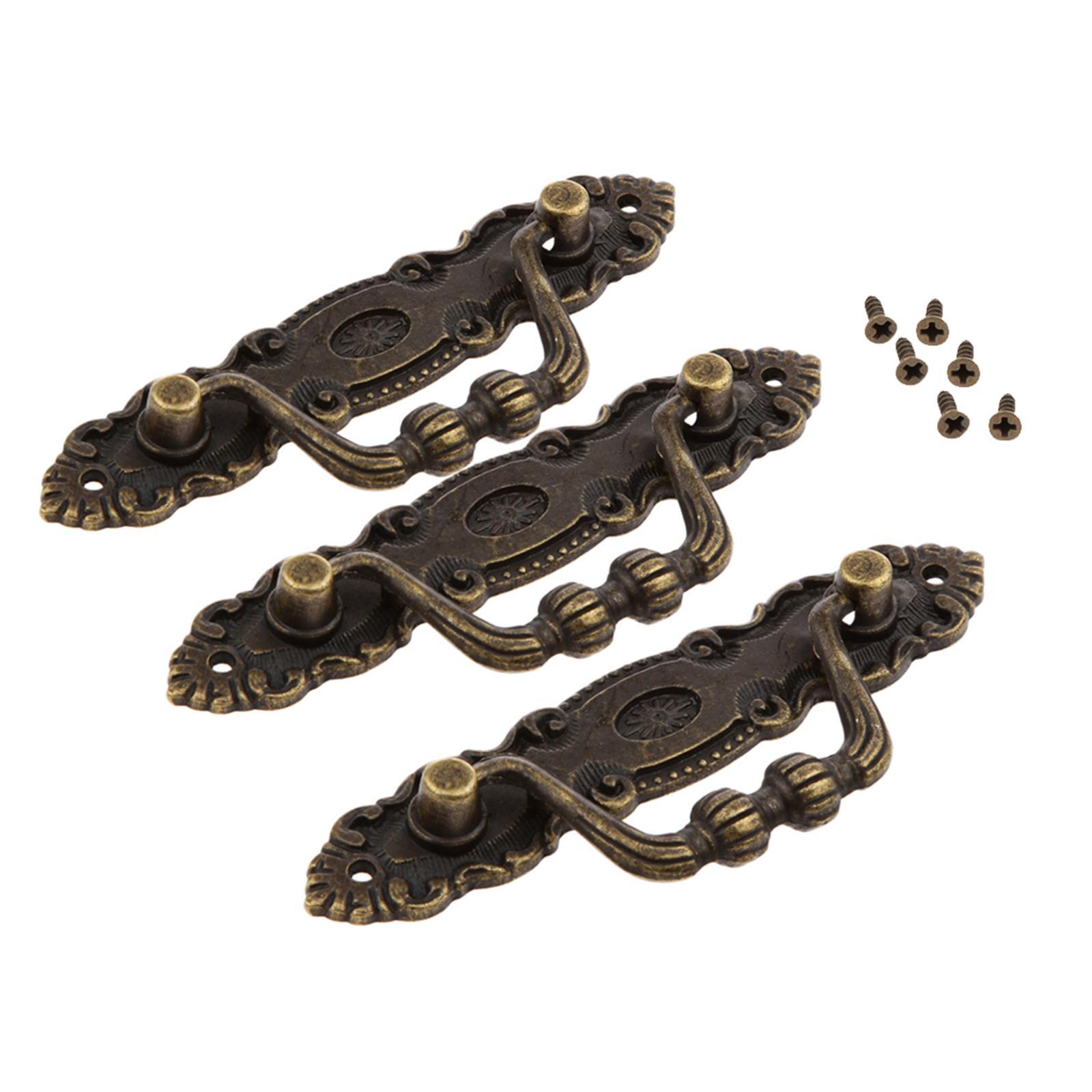 Retro Furniture Pull Handles For Drawer Door Cabinet Jewelry Box