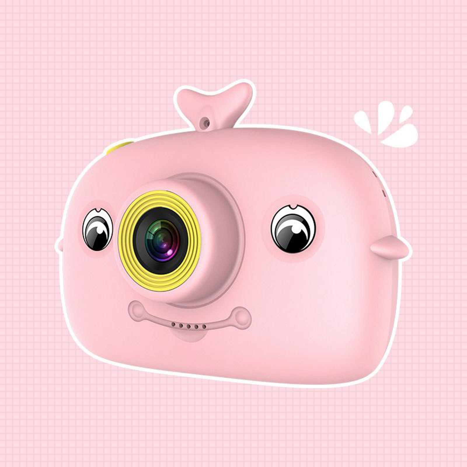 1080P 2.0 Inch Compact Digital Camera For Kids Gift Toys Blue Dual Lens