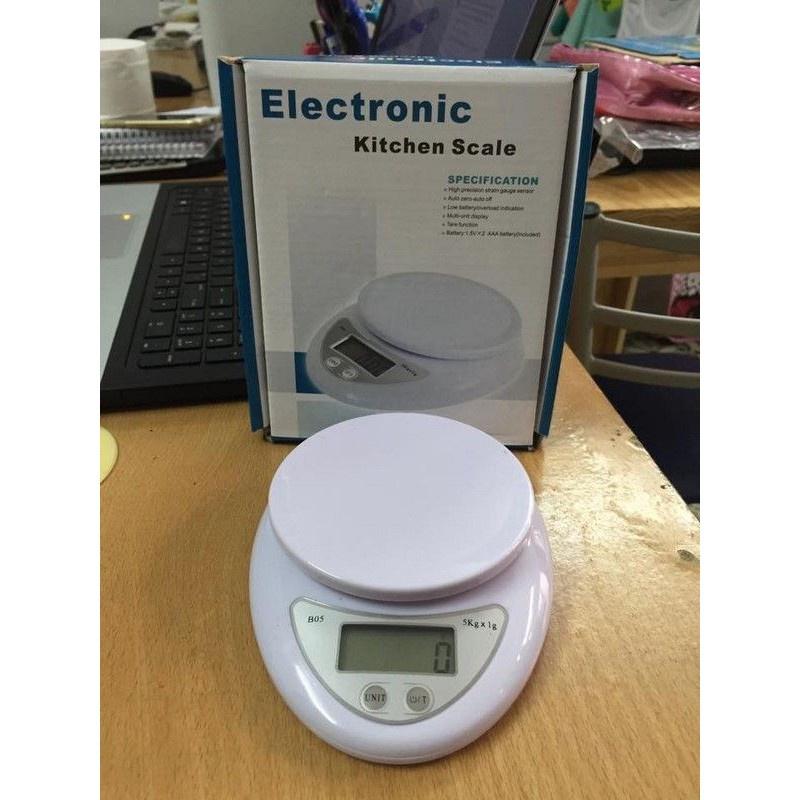 Cân điện tử để bàn, cân nhà bếp KITCHEN SCALE MAX 5kg