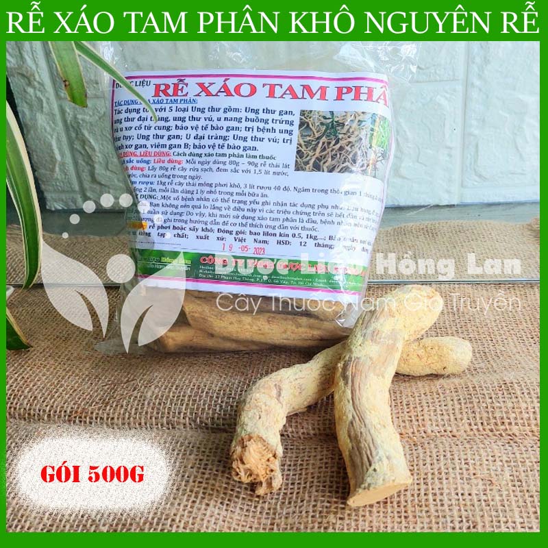 500G Rễ Xáo Tam Phân nguyên rễ khô nguyên chất loại 1
