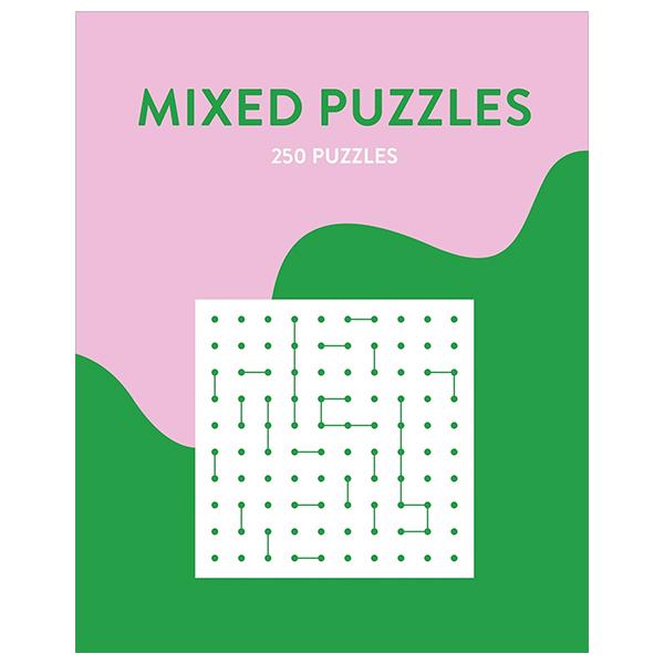 Sách ngoại văn: 250 Puzzles - Mixed Puzzles - Pink &amp; Green