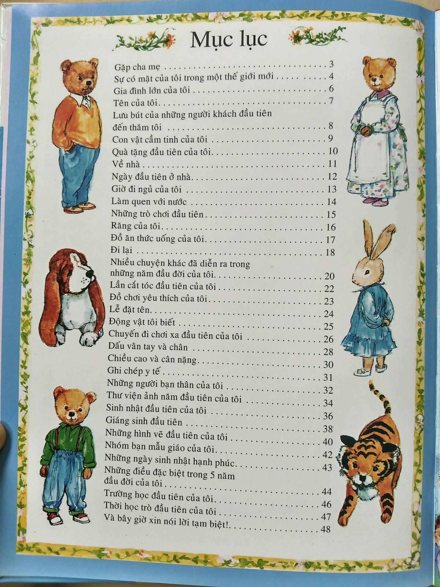 Nhật Ký 5 Năm Đầu Đời Của Bé (Lưu Giữ Khoảnh Khắc Và Kỷ Niệm Của Bé) (Tái Bản 2018)