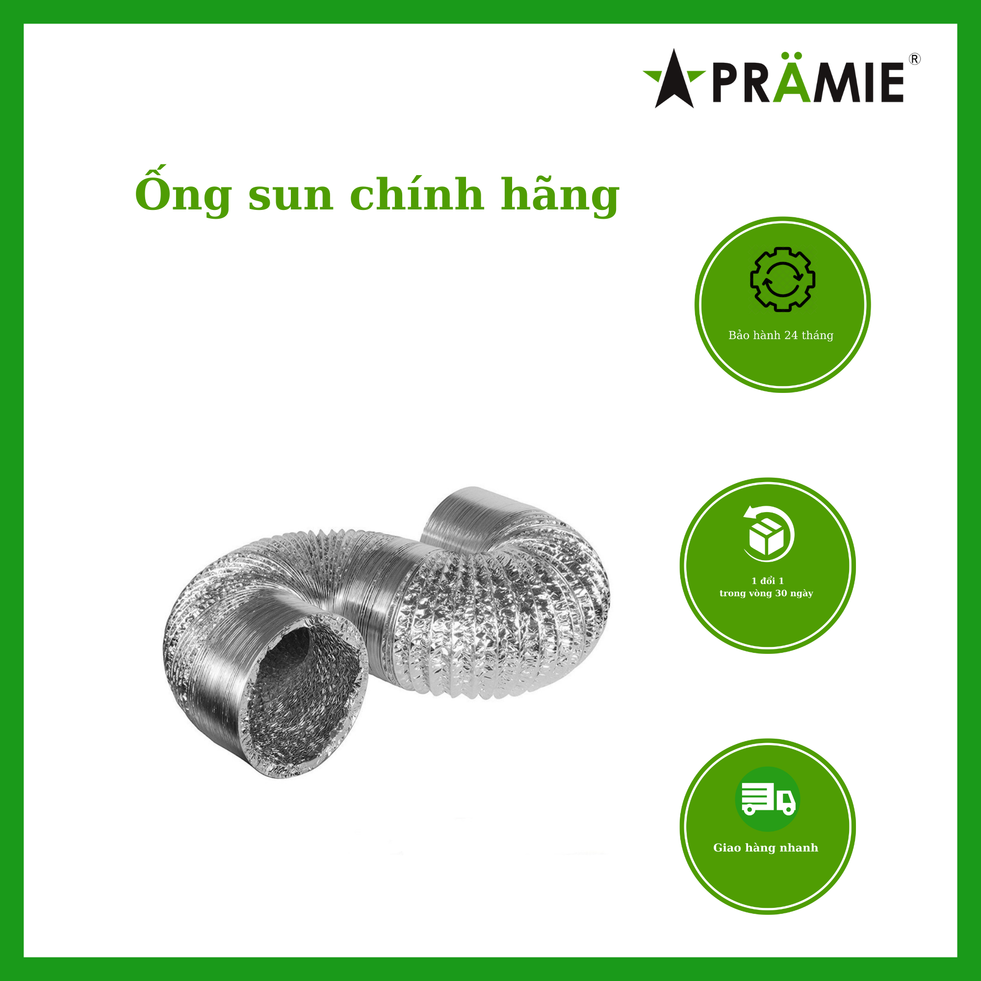 Ống Bạc Máy Hút Mùi Hàng Chính Hãng Nhập Khẩu [1.5M