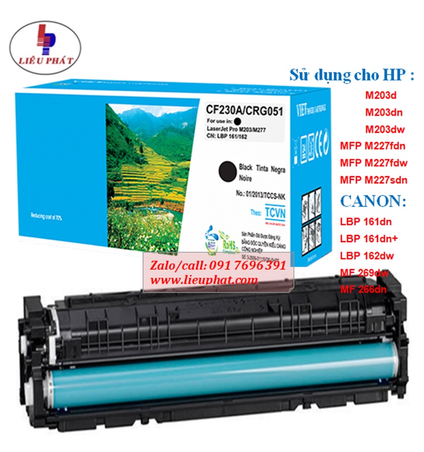 Hộp mực 30A cho máy in HP M203d, M203dw, MFP M227fdw