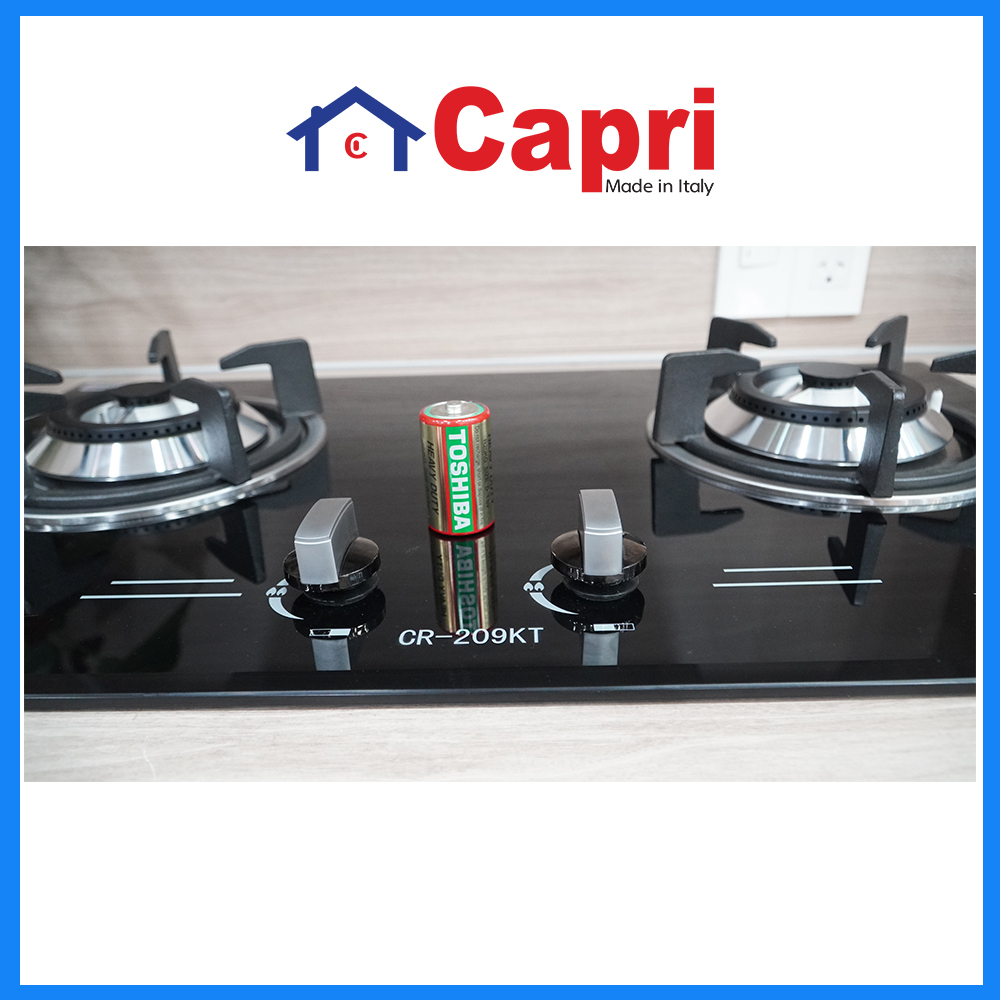 Bếp gas âm kính 2 lò Capri CR-209KT | Hàng chính hãng