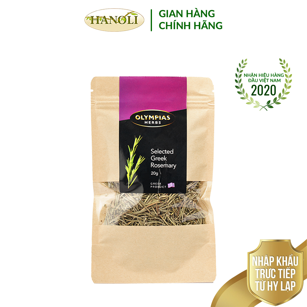 Lá thơm hương thảo Rosemary khô OLYMPIAS gói 20g