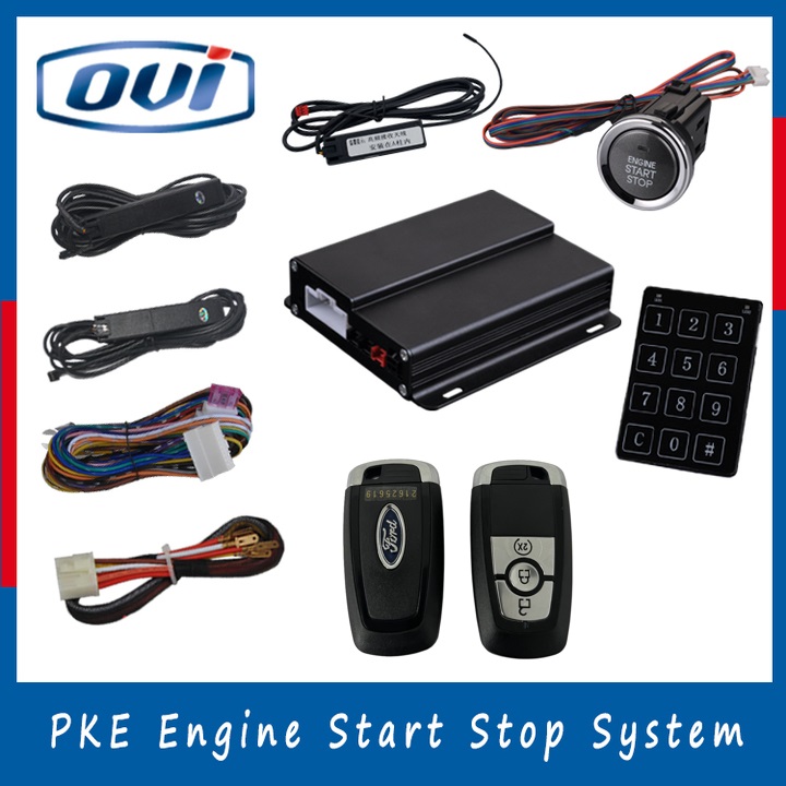 Bộ chìa khóa thông minh START-STOP điều khiển từ xa dành cho ô tô Ford - Mã: OVI-EF010